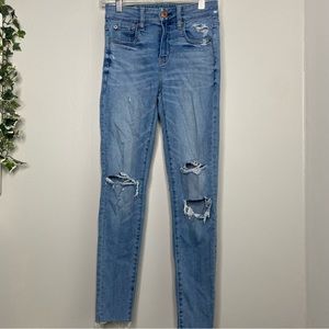 American Eagle Hi Rise Jeggings  next level stretch size 2